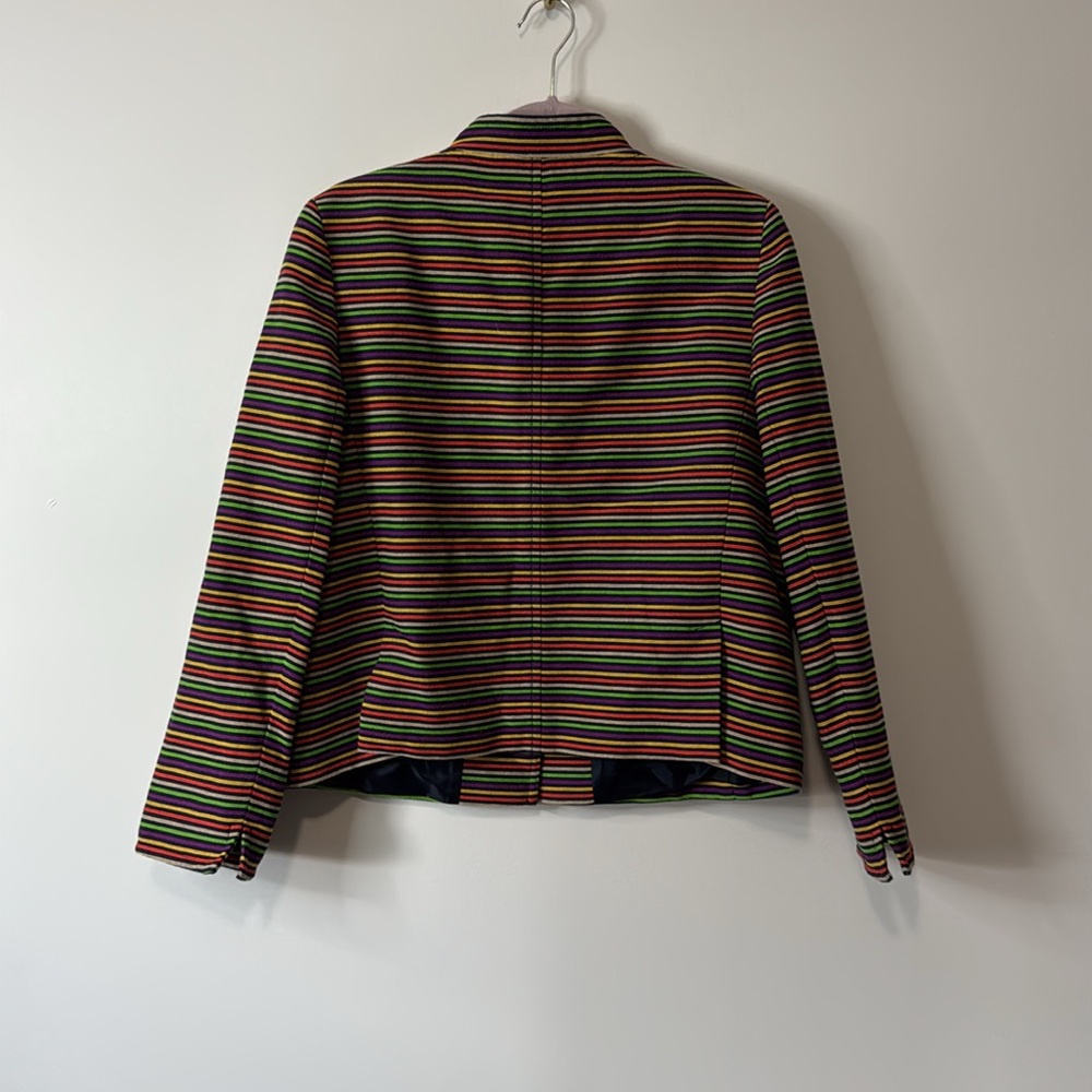 Talbots Womens Stripes Blazer Jacket - Picture 4 of 4